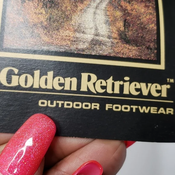 Golden Retriever Thinsulate Camo Duck Boots Sz. 6 - Picture 3 of 11